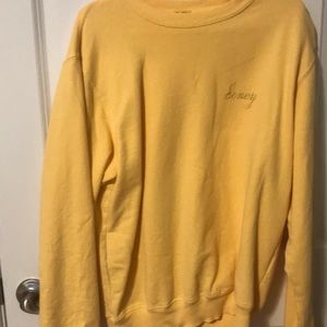 brandy melville erica honey sweatshirt